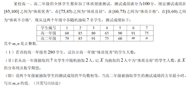 2020年北京怀柔区高三一模数学适应性练习18题详解